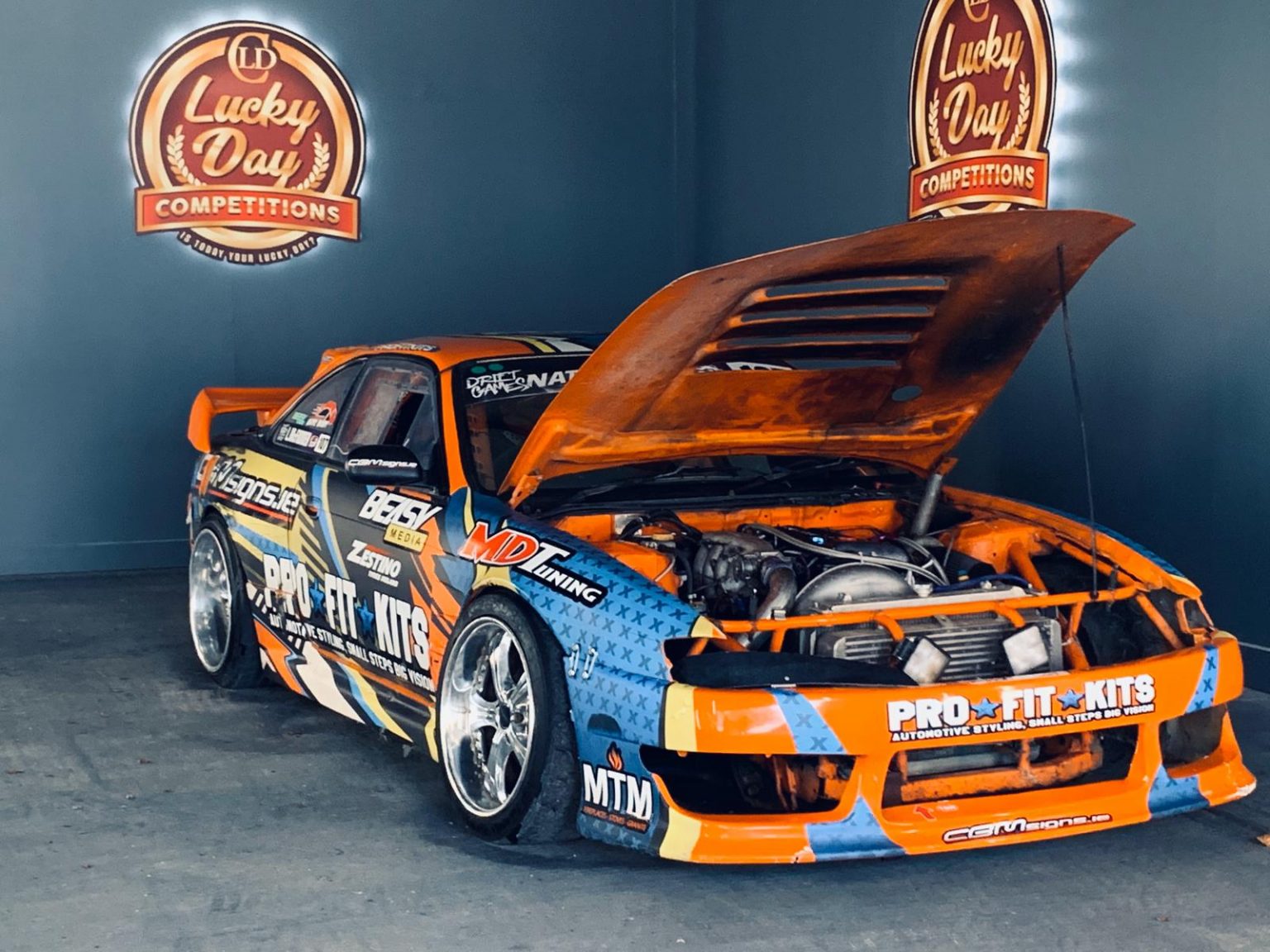 Nissan 200sx S14A Pro Spec Drift Car Lucky Day Competitions