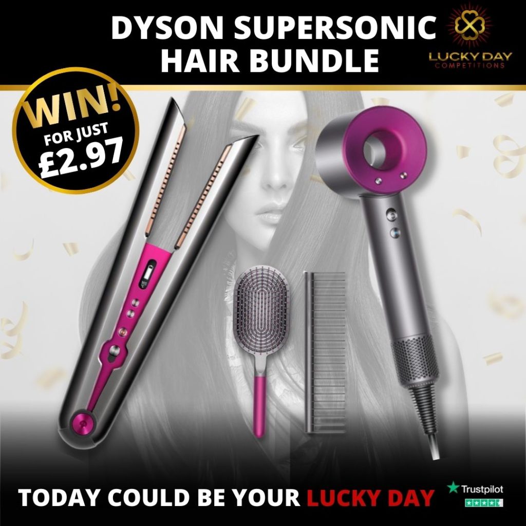 DYSON SUPERSONIC HAIR BUNDLE | Lucky Day Competitions