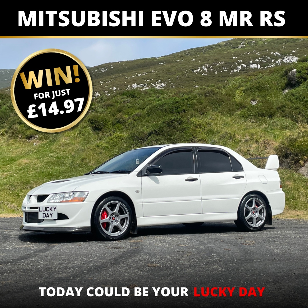 MITSUBISHI EVO 8 MR RS OR 20K CASH ALTERNATIVE Lucky Day Competitions