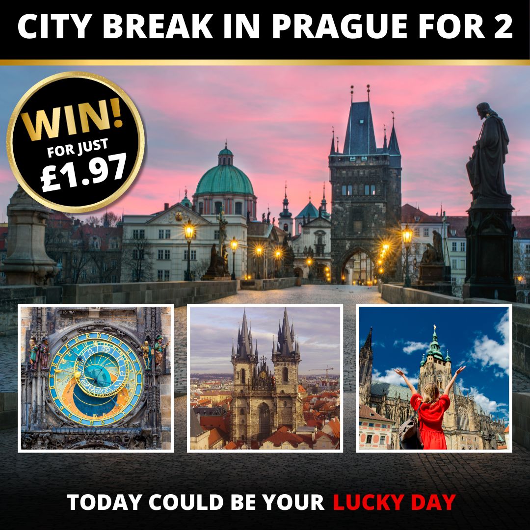 CITY BREAK IN PRAGUE FOR 2 Lucky Day Competitions