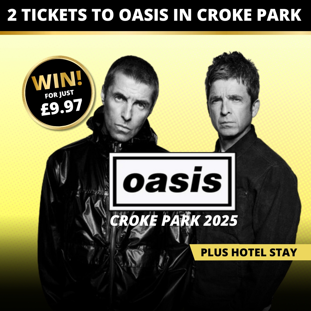 2 Tickets to Oasis in Croke Park 8 Lucky Day Competitions