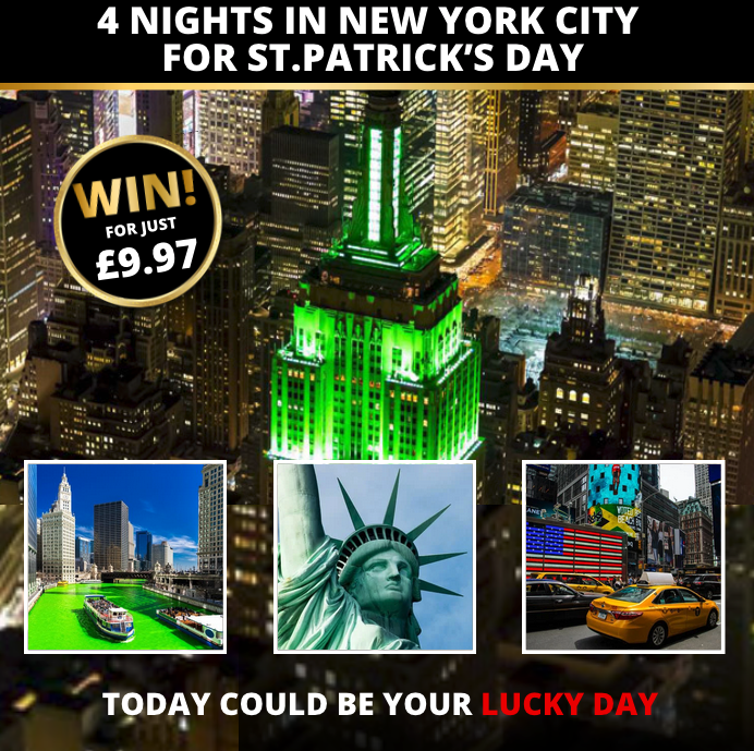 4 Nights in New York for St. Patrick's Day - Lucky Day Competitions