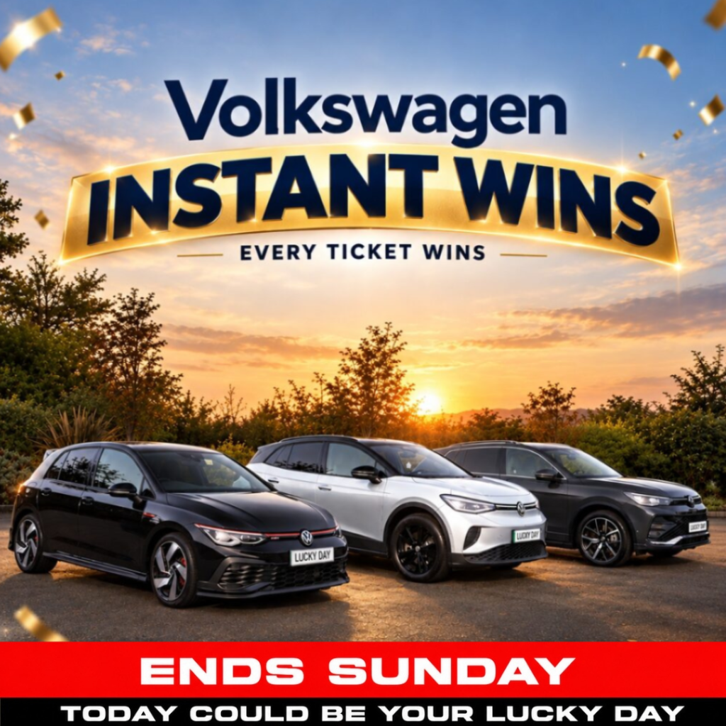 Volkswagen Instant Wins – Every Ticket Wins!